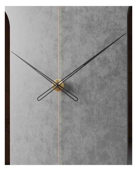 Mclocks Designové nástěnné hodiny AX6001 Axle antique gold-black 60cm