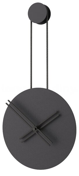 Mclocks Designové nástěnné hodiny INF3004 Infinity black-black 65cm