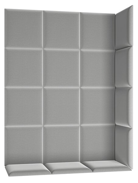 Set panelů na zeď 120x60 VALERIO - světle šedý