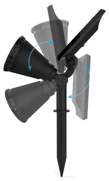 Bezdrátové venkovní osvětlení do země LedSolar iPRO 1W (4 kusy)