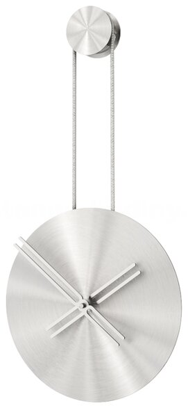 Mclocks Designové nástěnné hodiny INF3015 Infinity mat silver-silver-silver 65cm