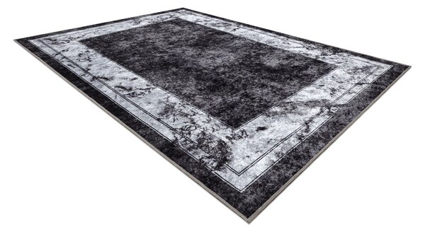 Makro Abra Kusový koberec pratelný MIRO 51813.805 Klasický protiskluzový krémový šedý Rozměr: 80x150 cm