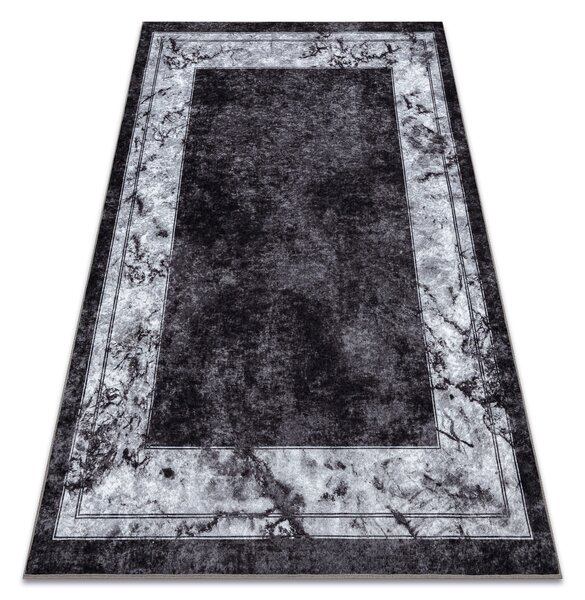 Makro Abra Kusový koberec pratelný MIRO 51813.805 Klasický protiskluzový krémový šedý Rozměr: 80x150 cm