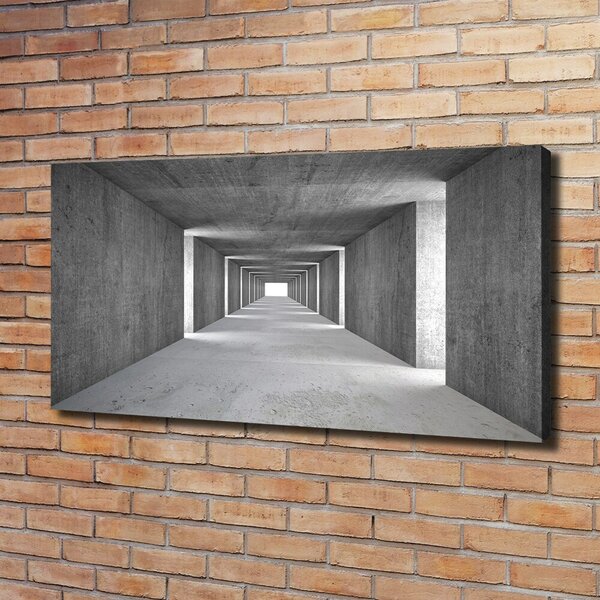 Foto obraz na plátně Betonový tunel oc-73367796