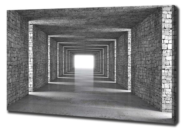 Foto obraz na plátně do obýváku Tunel z cihel oc-73368031