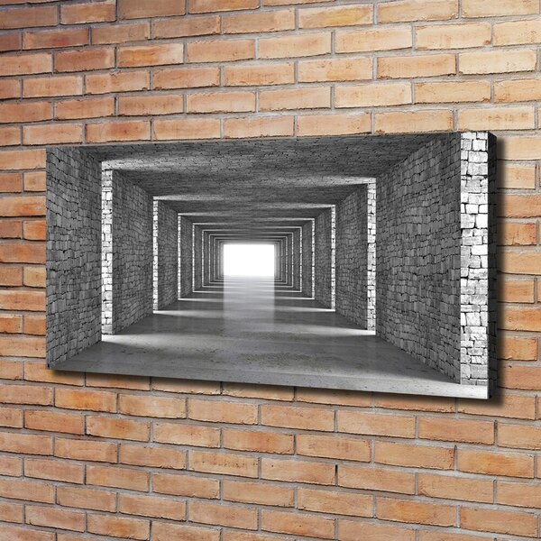 Foto obraz na plátně do obýváku Tunel z cihel oc-73368031