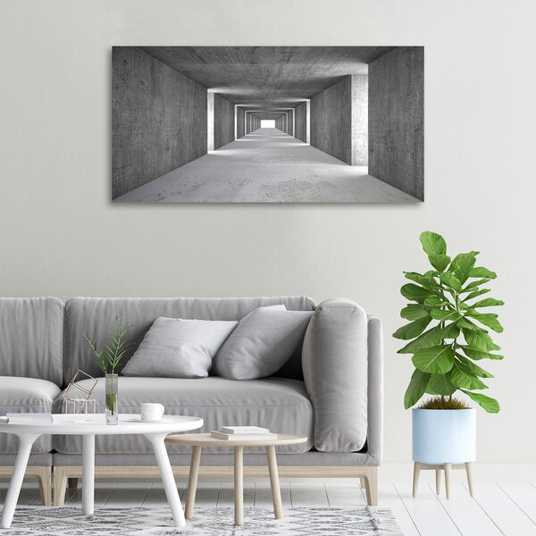 Foto obraz na plátně Betonový tunel oc-73367796