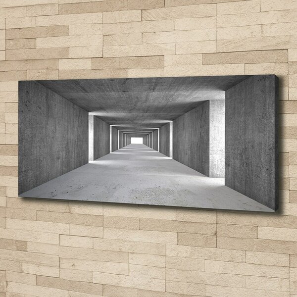 Foto obraz na plátně Betonový tunel oc-73367796