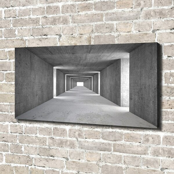 Foto obraz na plátně Betonový tunel oc-73367796