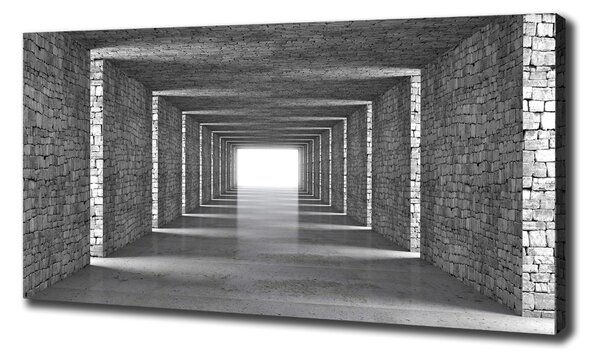 Foto obraz na plátně do obýváku Tunel z cihel oc-73368031