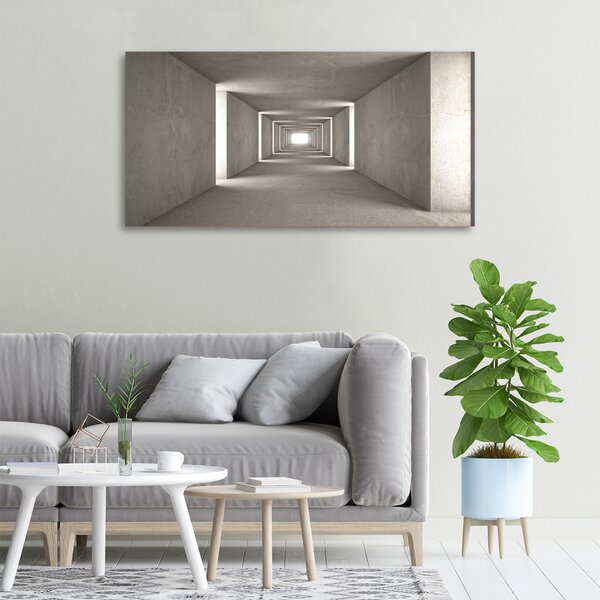 Foto obraz na plátně Betonový tunel oc-73368575
