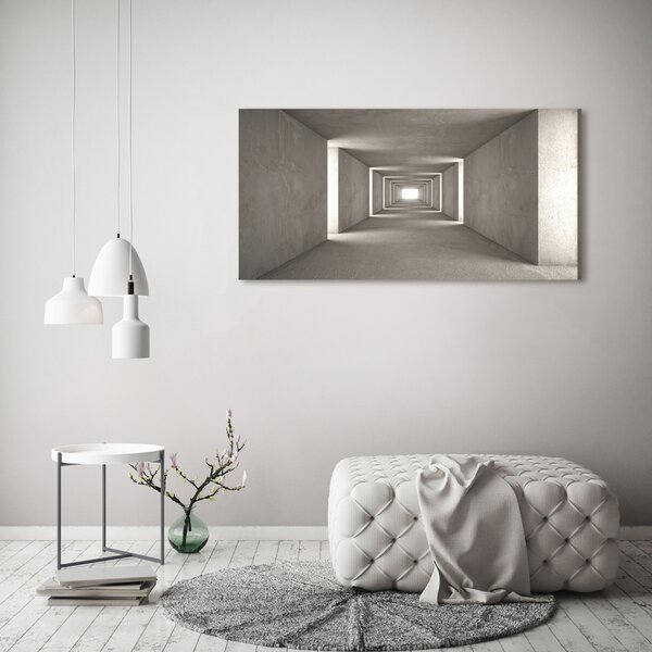 Foto obraz na plátně Betonový tunel oc-73368575
