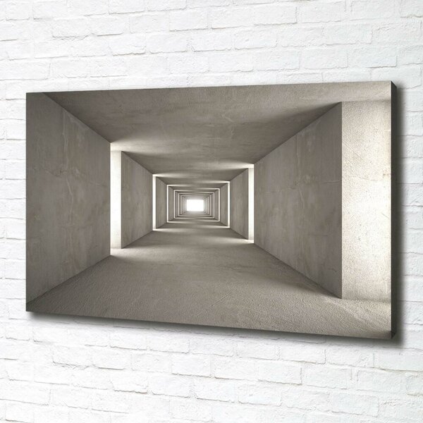 Foto obraz na plátně Betonový tunel oc-73368575
