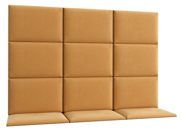 Set čalouněných panelů 180x120 VALERIO - hořčicový