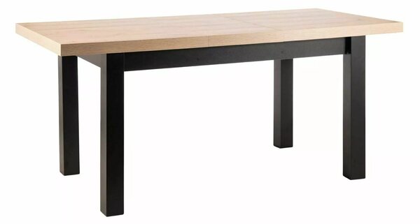 Signal Jídelní rozkládací stůl Presto 140/218 cm dub Artisan/černý