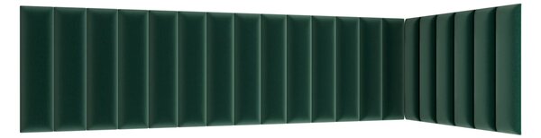 Set čalouněných panelů 210x90x60 VALERIO - zelený