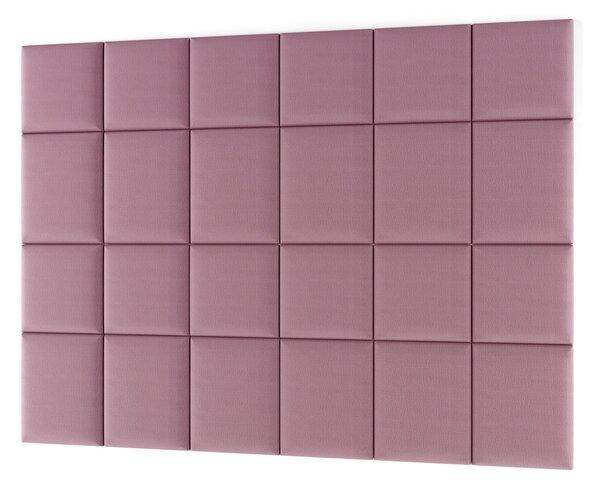 Set čalouněných panelů na zeď 240x180 VALERIO - růžový