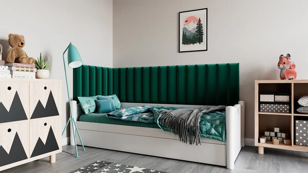 Set čalouněných panelů 210x90x60 VALERIO - zelený