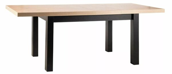 Signal Jídelní rozkládací stůl Presto 140/218 cm dub Artisan/černý