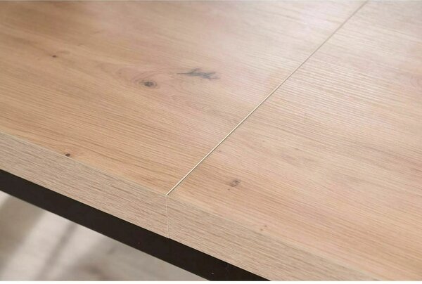 Signal Jídelní rozkládací stůl Presto 140/218 cm dub Artisan/černý