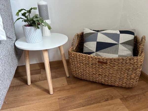Vingo Úložný koš z vodního hyacintu, hranatý Rozměry (cm): 32x25x30