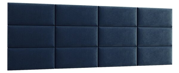 Set čalouněných panelů 240x90 VALERIO - modrý