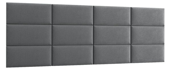 Set čalouněných panelů 240x90 VALERIO - šedý