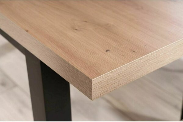 Signal Jídelní rozkládací stůl Presto 140/218 cm dub Artisan/černý