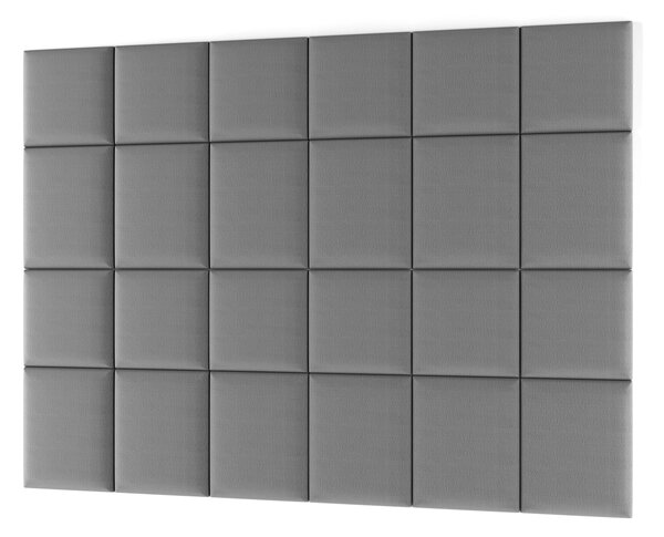 Set čalouněných panelů na zeď 240x180 VALERIO - šedý