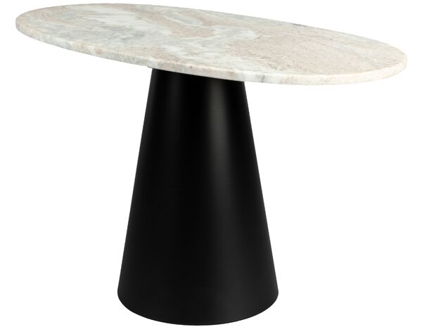 Bílý mramorový konferenční stolek DUTCHBONE JARED 70 cm