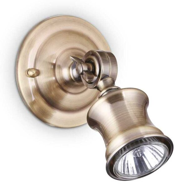 Nástěnné bodové svítidlo Ideal Lux Barber AP1 Brunito 159997 GU10 1x28W bronzové