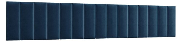 Set čalouněných nástěnných panelů 300x60 VALERIO - modrý
