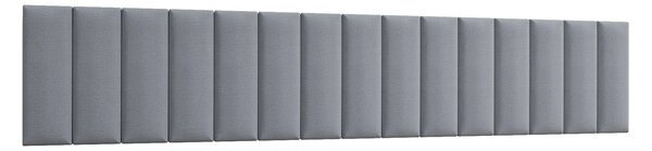 Set čalouněných nástěnných panelů 300x60 VALERIO - světle šedý