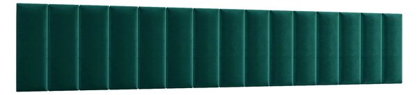 Set čalouněných nástěnných panelů 300x60 VALERIO - zelený