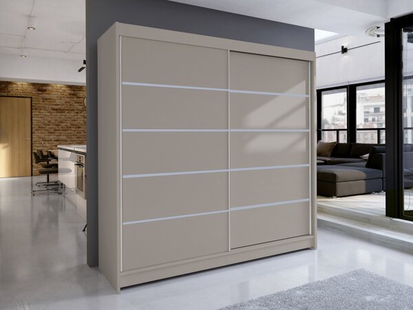 Posuvná skříň Bar IV, Barva: černá, Osvětlení: bez osvětlení 5902928727319