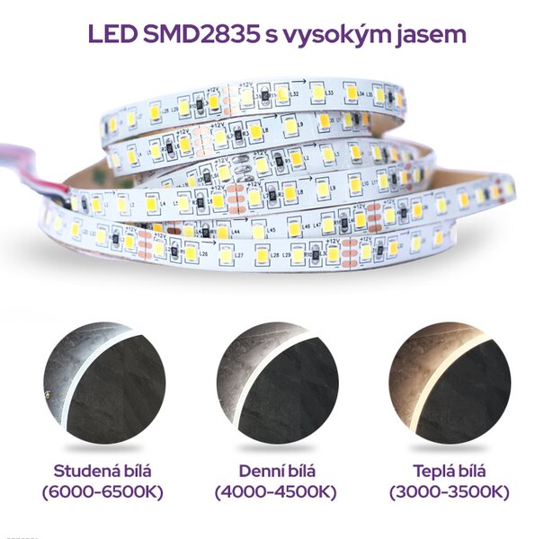 Nemlžící koupelnové zrcadlo kulaté s LED osvětlením 60x60 cm KZ3