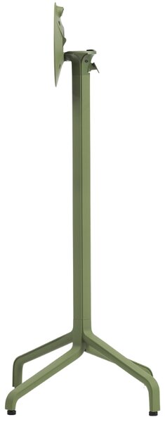 Nardi Zelená hliníková stolová sklápěcí podnož Frasca 107 cm