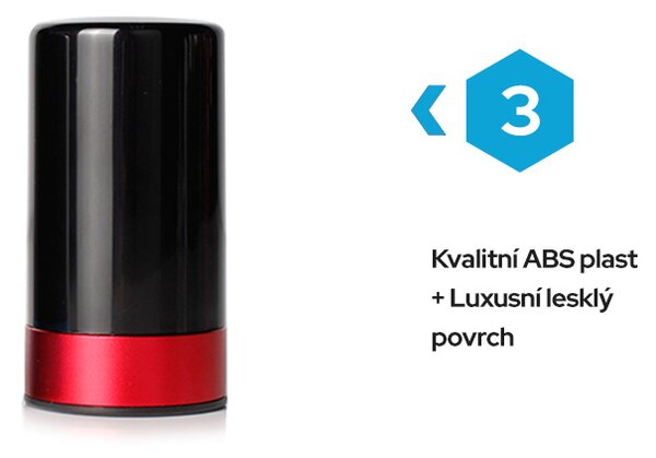 Elektrická vakuová zátka na víno černá VACU