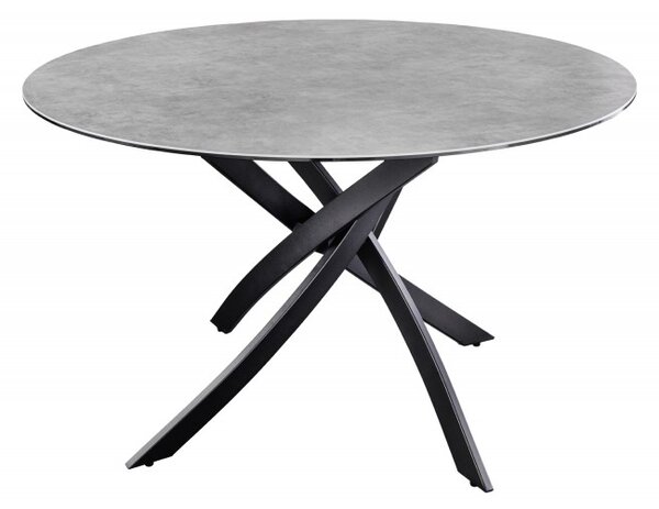 Kulatý jídelní stůl ALPINE ANTRACIT 120 CM keramika Nábytek | Jídelní prostory | Jídelní stoly | Všechny jídelní stoly