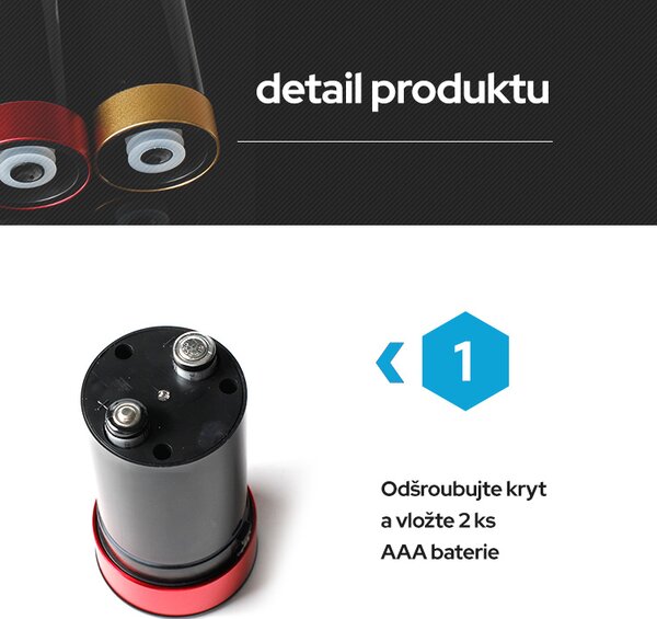 Elektrická vakuová zátka na víno černá VACU