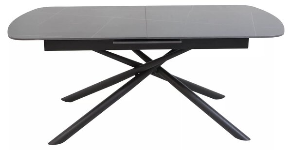 Signal Jídelní rozkládací stůl Vector 160/200 cm keramika černý