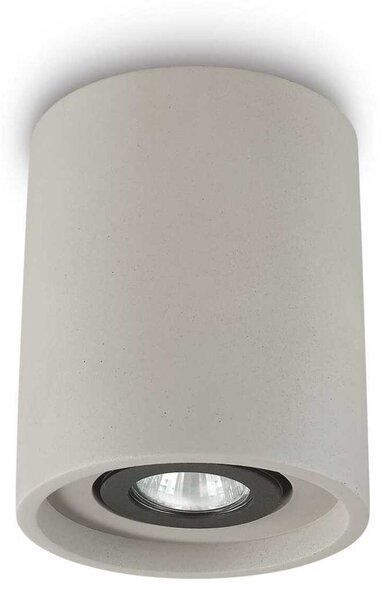 Stropní svítidlo Ideal Lux Oak PL1 round cemento 150437 kulaté betonové