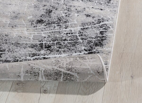 Obdélníkový koberec 80x150 cm LEONTIUS - šedý
