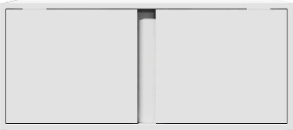 VidaXL Nástěnná TV skříňka s LED osvětlením 80 x 31 x 35 cm [852257] Barva: Černá