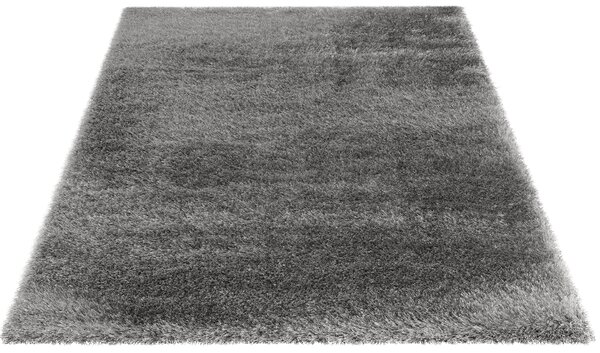 Koberec s vysokým vlasem 80x150 cm THERON - šedý