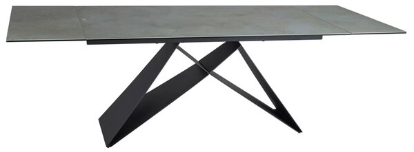 Signal Jídelní rozkládací stůl Westin 160/240 cm keramika černý/tyrkysový