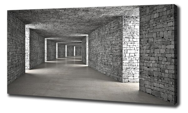 Foto obraz na plátně Tunel z cihel oc-73658635