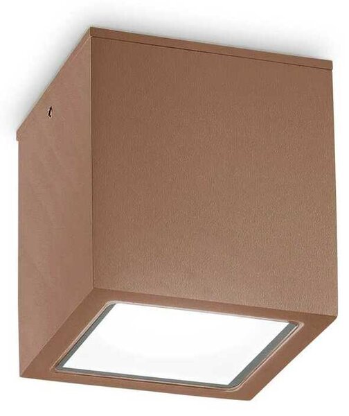 Venkovní stropní přisazené svítidlo Ideal Lux TECHO PL1 SMALL BIANCO 251561 GU10 1x20W IP54 9cm bílé