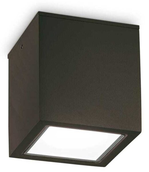 Venkovní stropní přisazené svítidlo Ideal Lux TECHO PL1 SMALL BIANCO 251561 GU10 1x20W IP54 9cm bílé