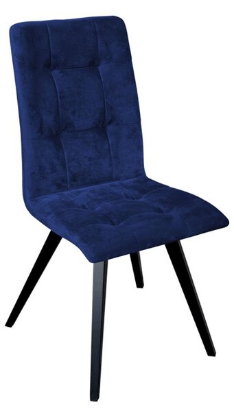 Moderní čalouněná židle JK33, Barva dřeva: černá, Potah: Magic Velvet 2257 5903211075308